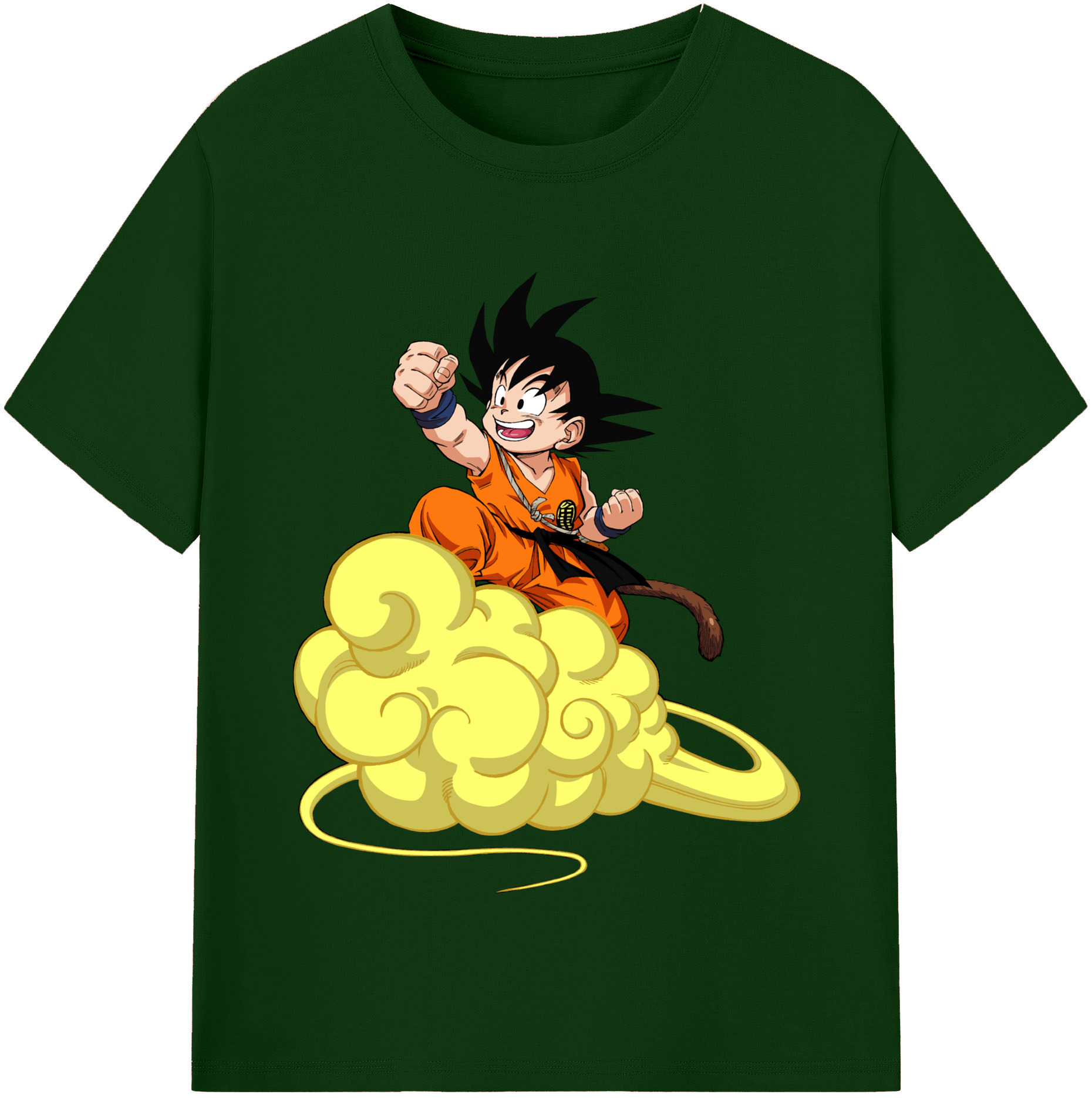 （画像用） ドラゴンボール 孫悟空（そん ごくう）Son Goku カカロット DRAGON BALL Kakarotto 綿100％半袖Tシャツ（フロントプリント）